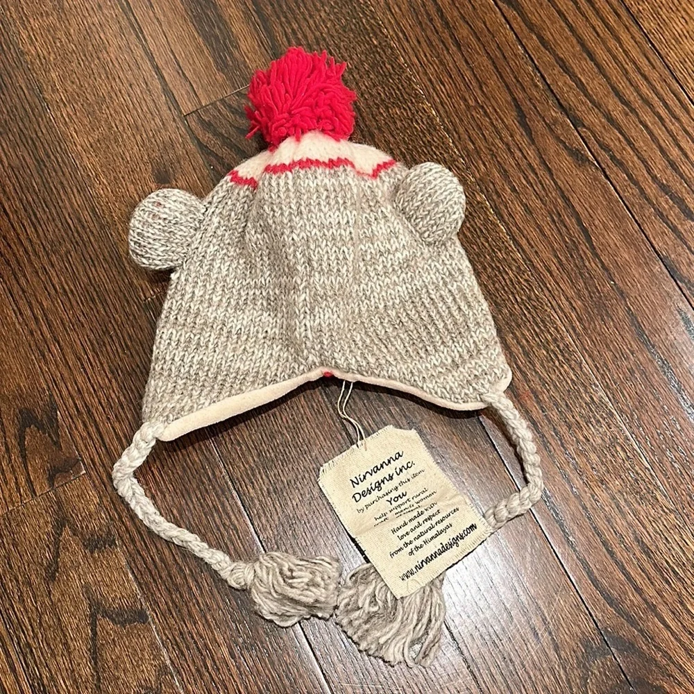 BNWT‎ Nirvanna Designs Monkey Hat One Size
